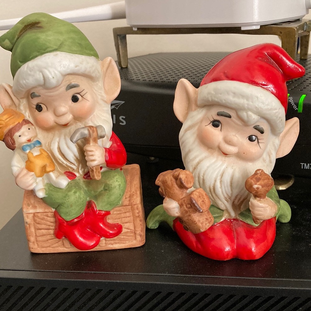 Vintage 2 HOMCO Elfs
